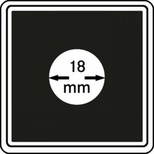 4 LINDNER 2240018 Münzkapseln CARREE 18 mm Für 20 Gold Euro Deutscher Wald