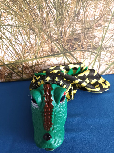 Handpuppe krokodil mit - handpuppe,