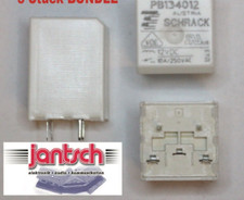 10 Stück Bundle Relais Nr139  Schrack PB134012 1 Schließer 12V 10A 250 V