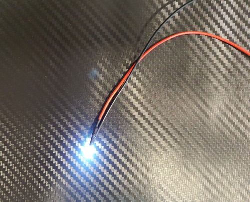 Led 3mm weiss - weiss, diffused