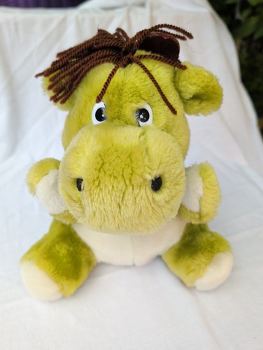 Handpuppe drache dino grün - drache,