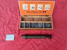  BOB - Altes, Antik,Klammergerät D.R.P. Deutsches Reichspatent. Incl. Klammern  