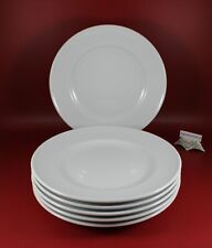 Schönwald Porzellan Form 98, 6 Stück Teller flach, Speiseteller weiß 26 cm, NEU!
