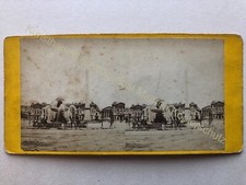 Stereo View Foto Photo, Paris Place de la Concorde, 1860, Albumin