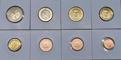 Malta kursmünzenset 1 cent - malta,