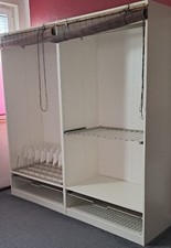 3x Ikea Kleiderschrank weiß mit Zubehör lt. Fotos