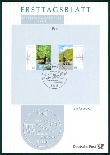 Brd etb ersttagsblatt - etb, 2005/29