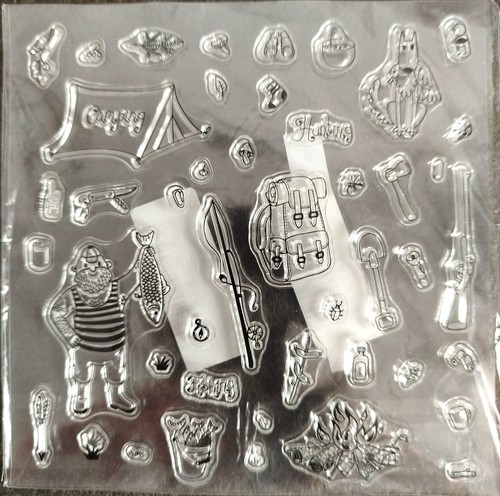 Clear stamps thema angeln - stamps,