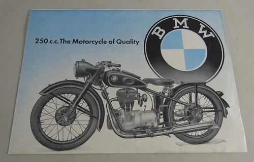 Prospekt brochure bmw r24 - prospekt, /