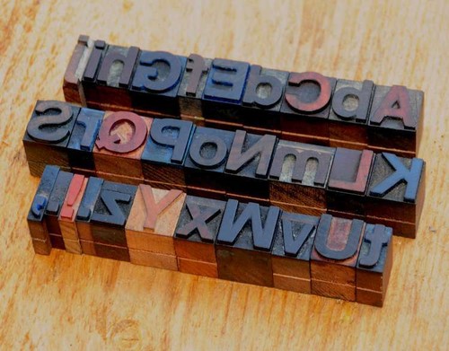 Mix alphabet 24 mm - a-z,