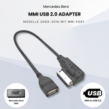 MMI USB 2.0 Schnittstelle Adapter Mercedes Benz Multi Media Interface ab 2009