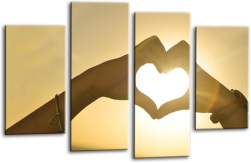 Sonnenuntergang wandbild - sonnenuntergang,