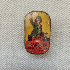 Blechdose Joseph Doms Kautabak  Rarität 1900-1930 Automatendose