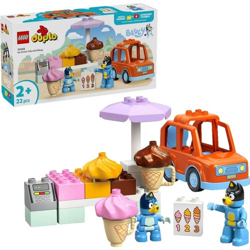 Lego duplo bluey - lego, ausflug