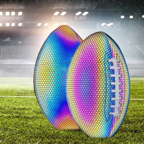 Leuchtender rugbyball - leuchtender,