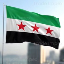 Syrien Flagge 150x90cm Fahne Syrische Hissflagge mit Ösen