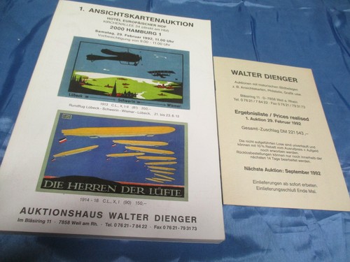 Katalog erste ansichtskarten - erste,