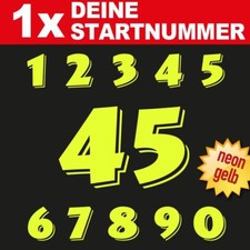 Motorrad Startnummern