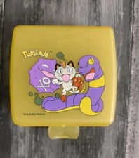 Tupperware Pokemon Nintendo 2000 Brotbox Brotdose Pausenbox gelb Retro selten