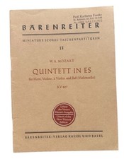 Partitur Mozart Quintett in ES