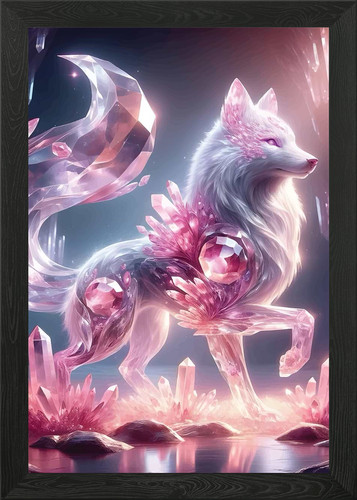 Weißer kitsune fuchs - weißer,