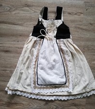 schönes Mädchen Trachtenkleid Landhausstil von Alphorn mit Schürze  Gr.  116