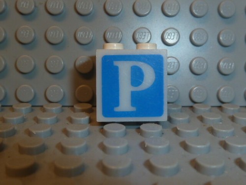 Lego classic town schild - 1x,