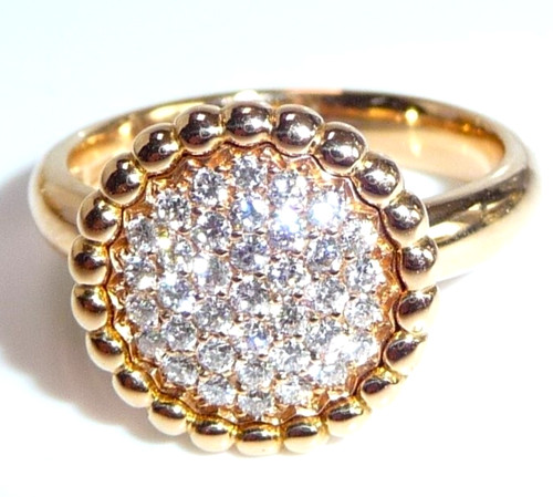 Ring 750 gold - gold, roségold
