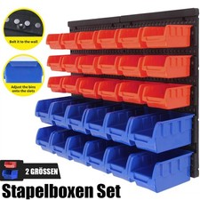 Stapelboxen +Wandregal