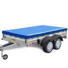 Anhängerplane Humbaur Flachplane Anhänger viele Größen nach Maß in 15 Farben