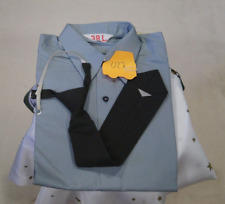 DDR NVA/ Volkspolizei Langarm Hemd mit Krawatte, Schw. Knöpfe Gr.38L (U27)