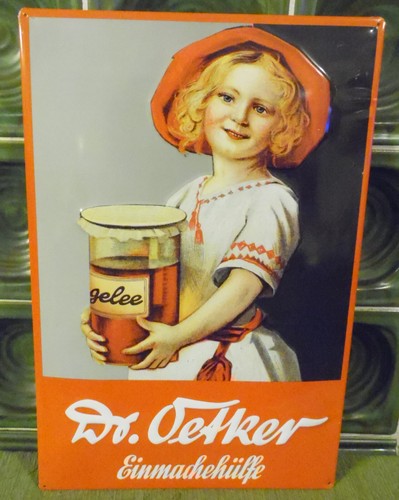 Blechschild oetker - dr,