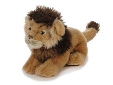 Süßer Löwe aus Plüsch 20x38x17cm Kuscheltier Plüschtier Wildtiere Geschenk Teddy