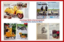 Zündapp Bella Literaturpaket - 8 komplette Zeitschriften