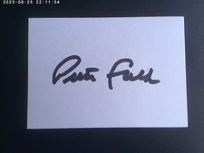 Peter Falk (+)   Autogramm Karteikarte weiß 7,5x10,5 Columbo