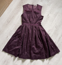 Darling London Abi Ball Abschluss Kleid Bordorot Lila Violett Größe S 36