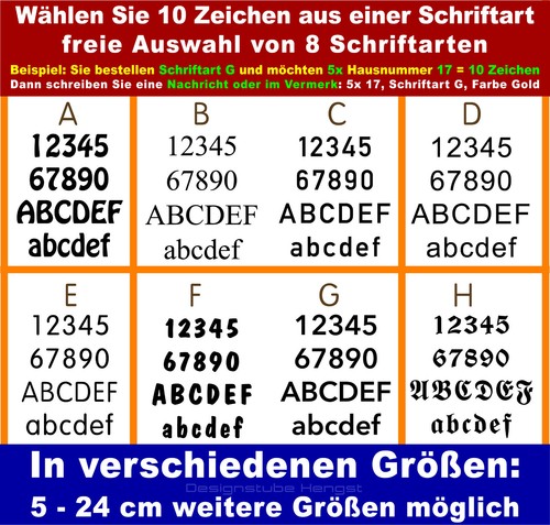 Zahlen ver schriften - ver.,