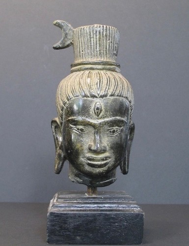 Shiva kopf khmer statue aus - shiva,