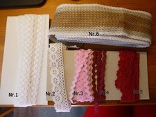 Reste Spitze Litze Borte