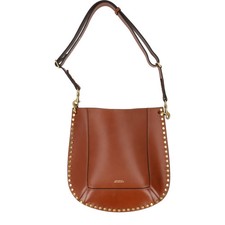 ISABEL MARANT Damen Oskan Leder Umhängetasche Braun Einheitsgröße UVP 895