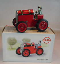Gama Blech Nr.70003 Traktor mit Uhrwerkaufzug Retro Neuauflage OVP #2956