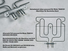 Heizelement Oberhitze Miele