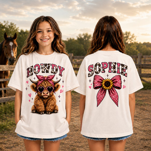 Personalisiertes western howdy - personalisiertes,