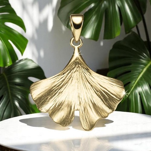 Ginkgo blatt anhänger - blatt,