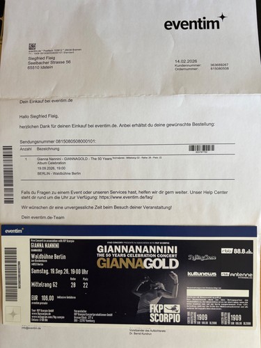 Gianna nannini konzert - gianna,