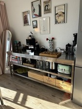 Edelstahl Tisch 200x60