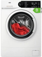 AEG Waschmaschine Frontlader 6kg 1200U ProSense Slimline Weiß AquaControl