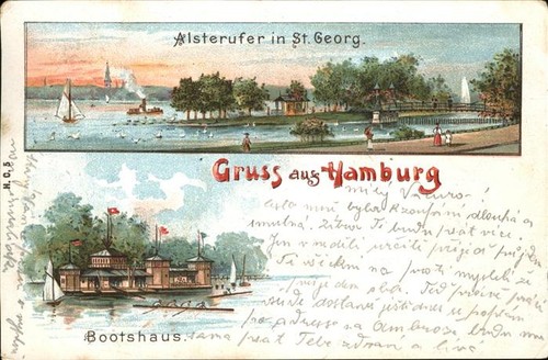 Hamburg alsterufer georg - hamburg, st