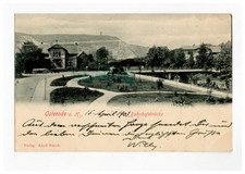 AK Osterode Harz -- Bahnhof Brücke --  1903