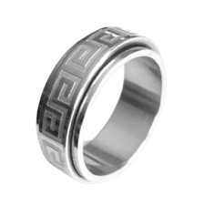 Edelstahl Ring beweglich